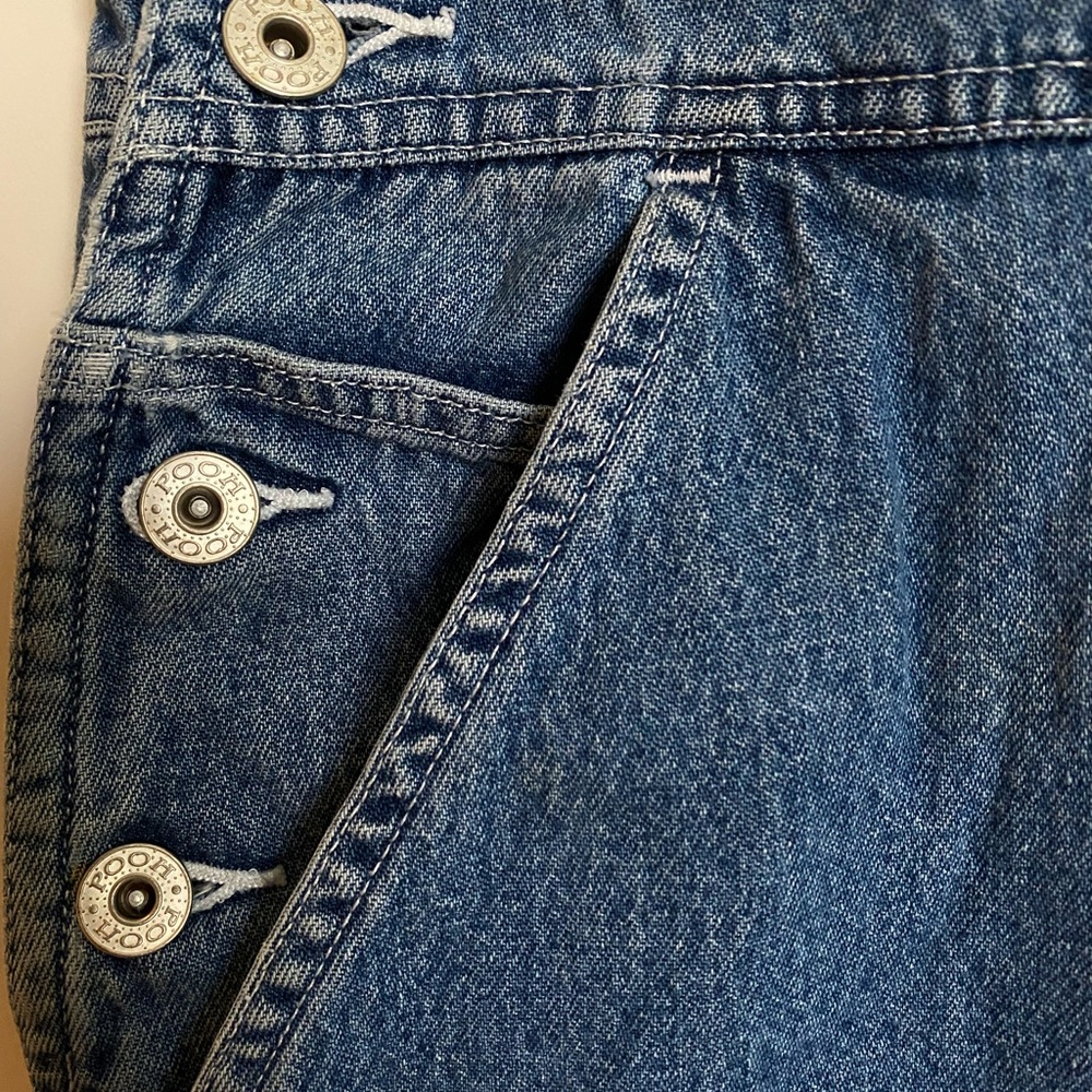 SOLD Disney Winnie the Pooh Blue Denim Jean Overalls - Picture 6 of 12